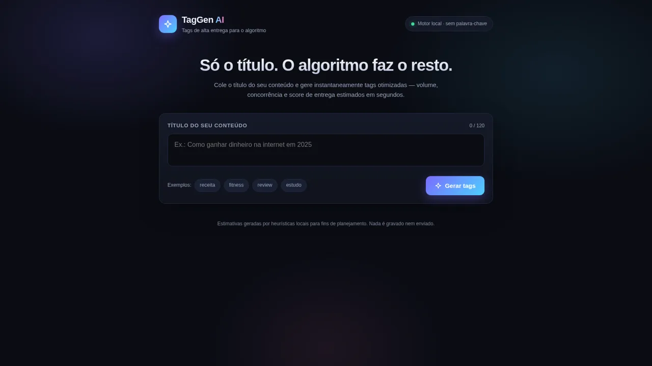 TagGen AI cover
