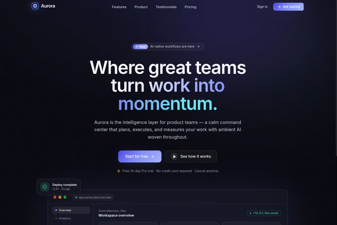 Aurora — Project Management