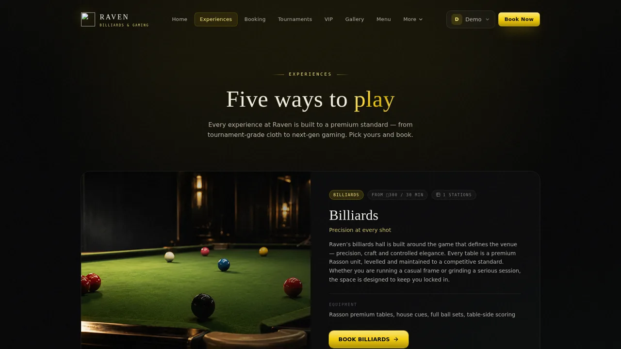 Raven Billiards & Gaming Zone cover