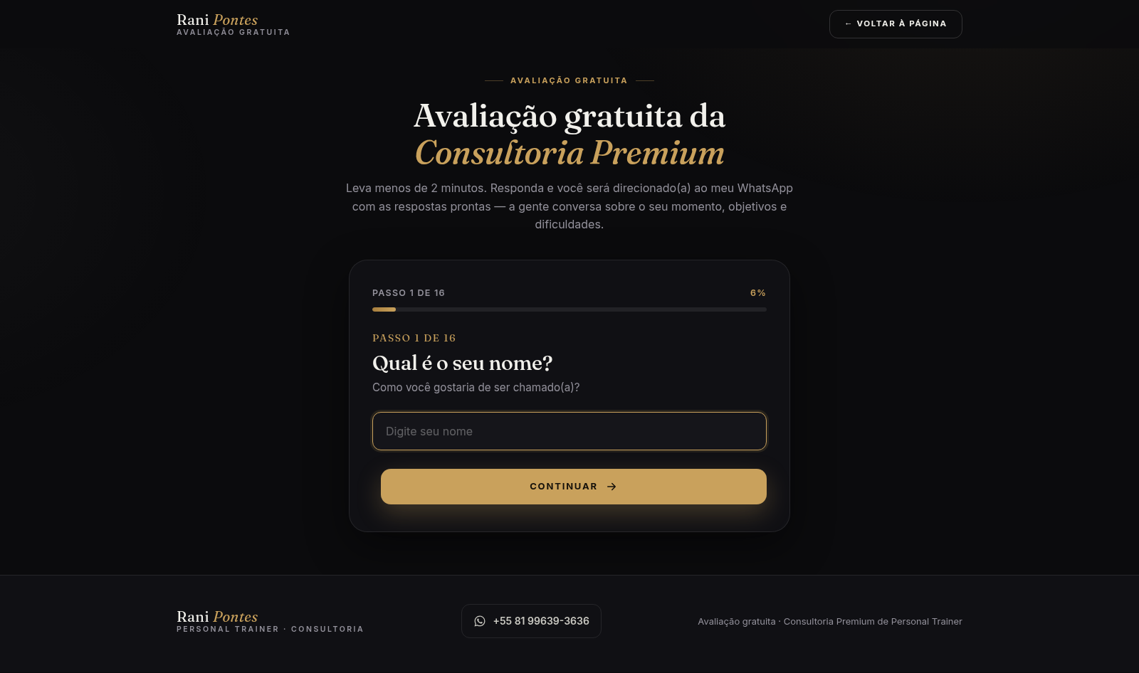 Rani Pontes | Consultoria Premium