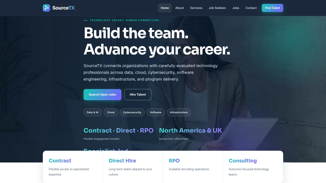 SourceTX Technology Staffing cover