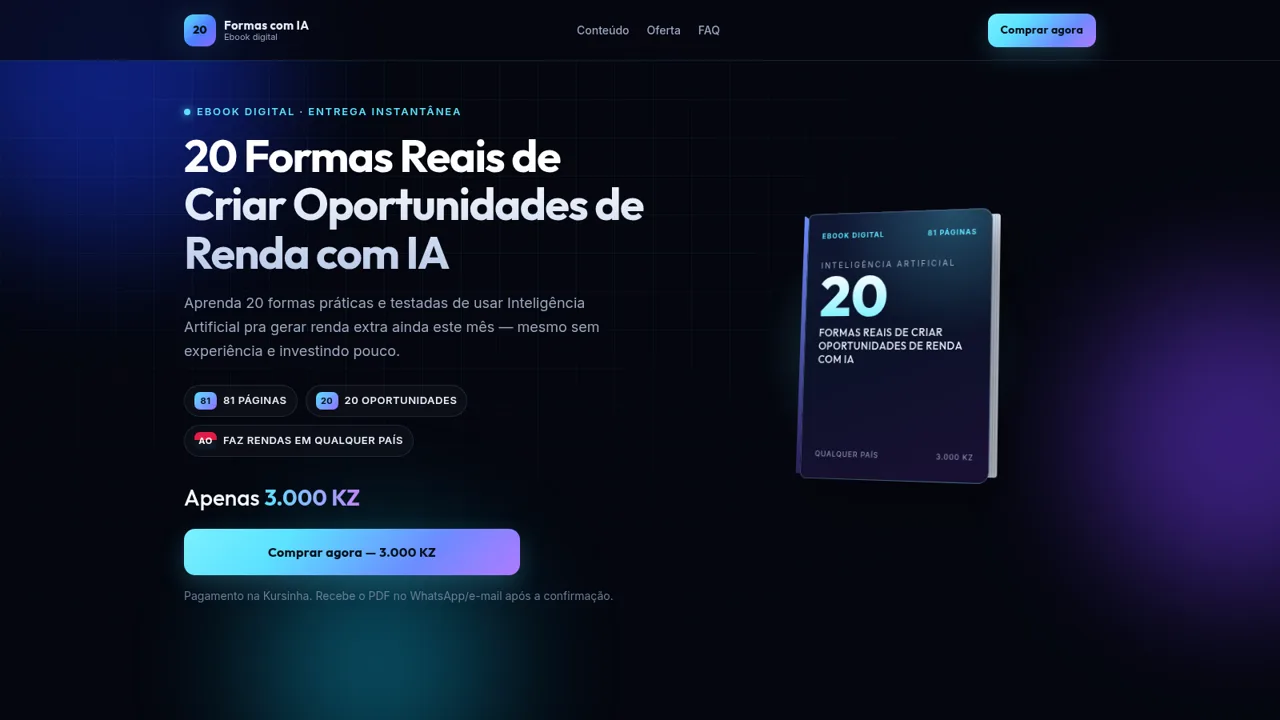 Renda extra AO Com IA