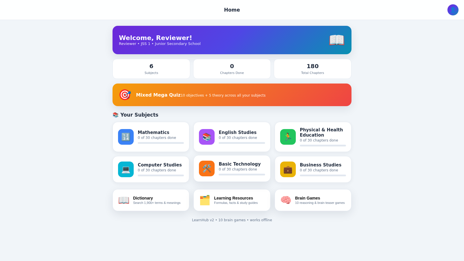 LearnHub — Smart Learning App
