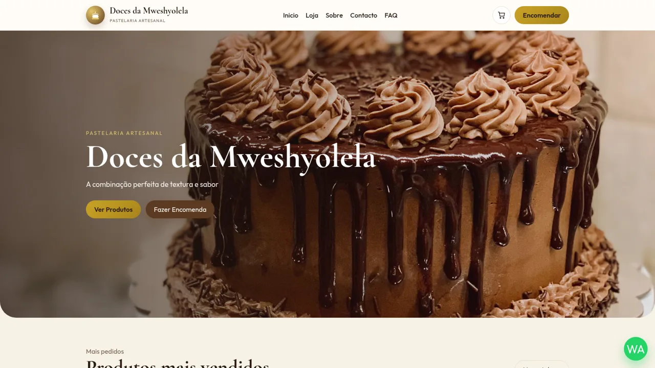 Doces da Mweshyolela cover