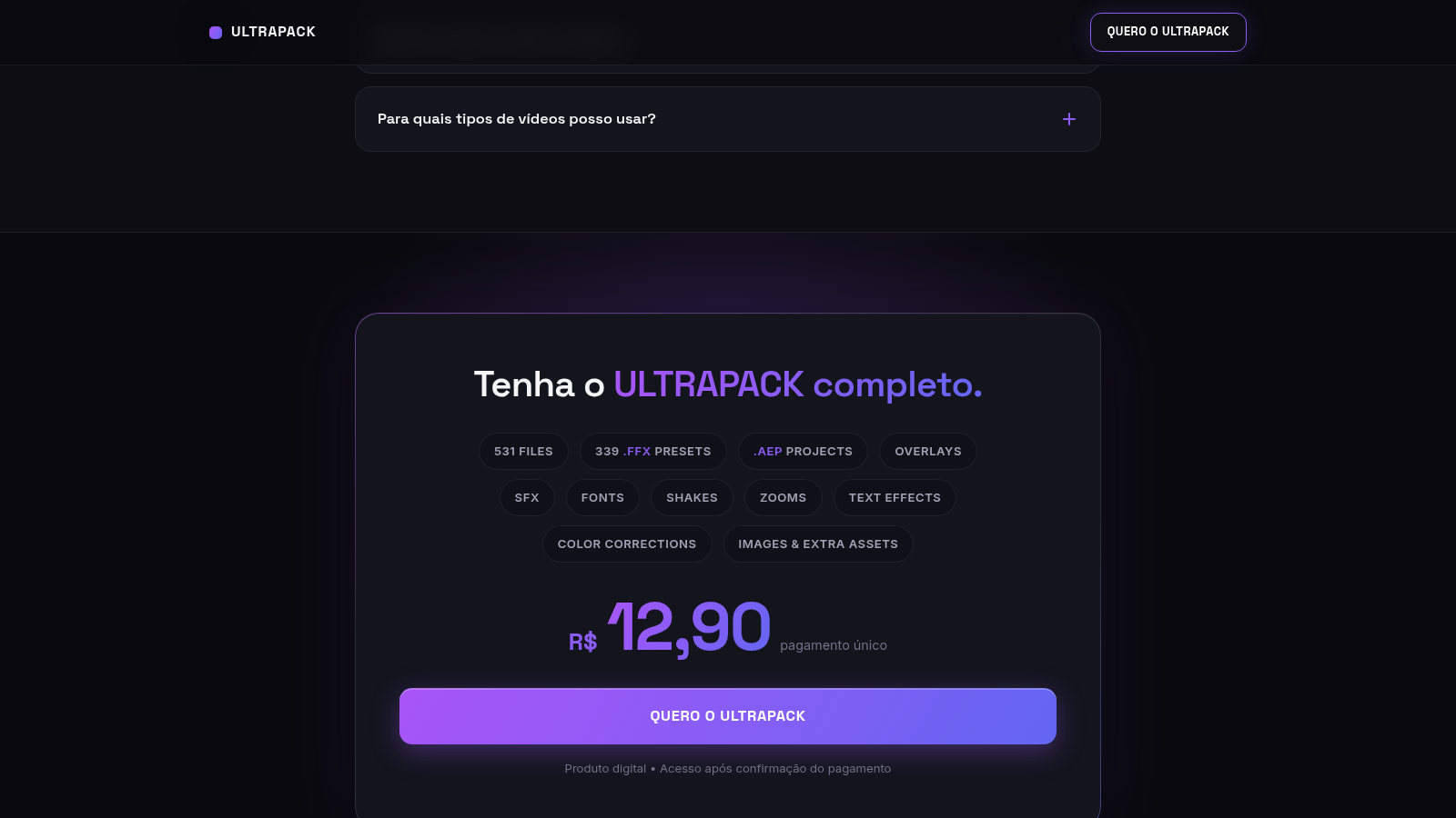 ULTRAPACK — 531 Recursos cover
