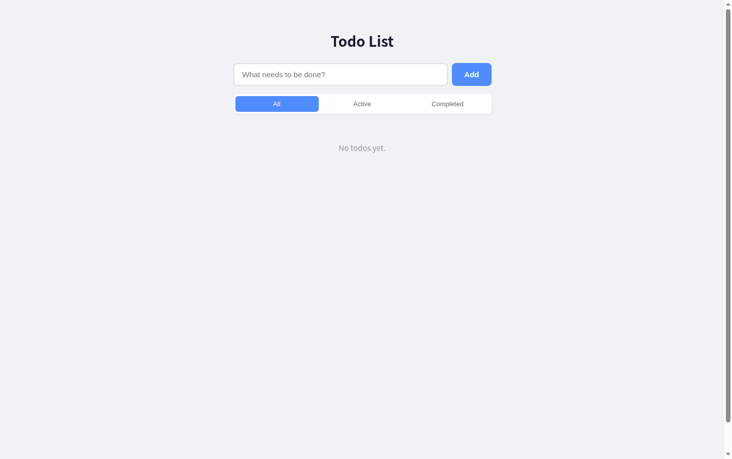 Todo List