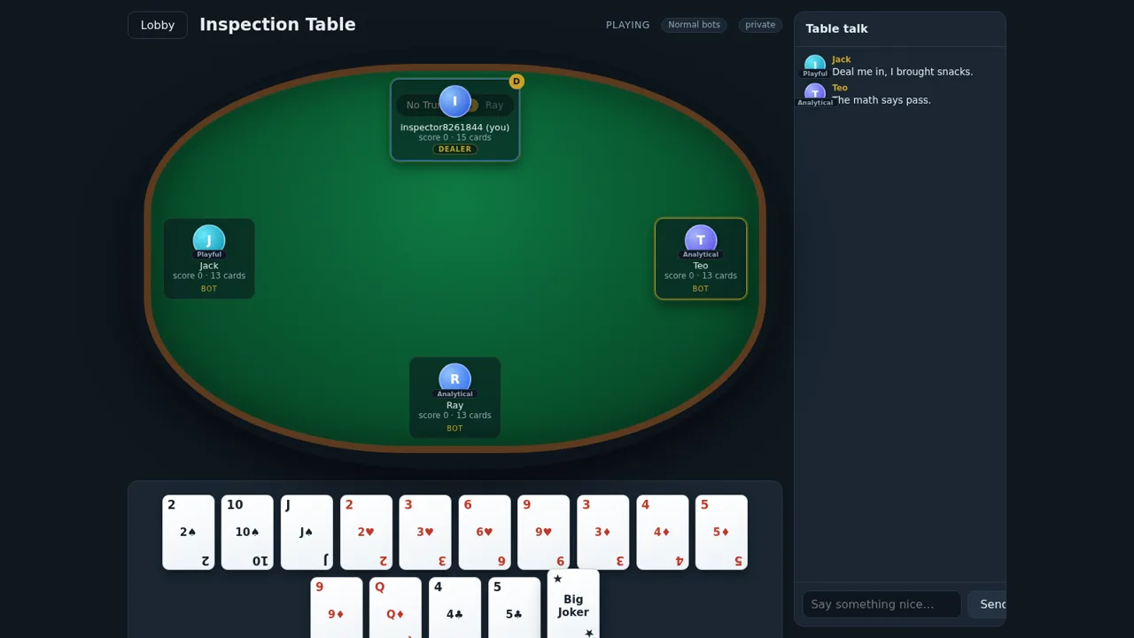 Bid Whist Card Game
