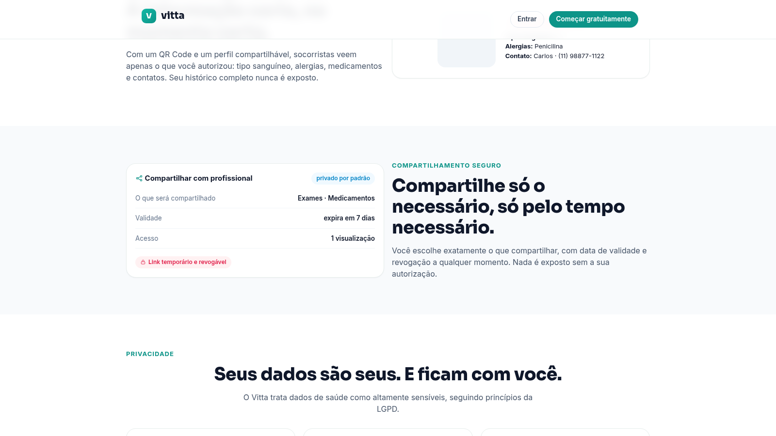 Vitta — Saúde em um só lugar cover