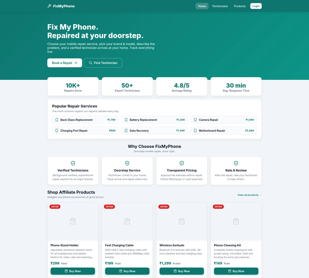 FixMyPhone - Doorstep Mobile Repair