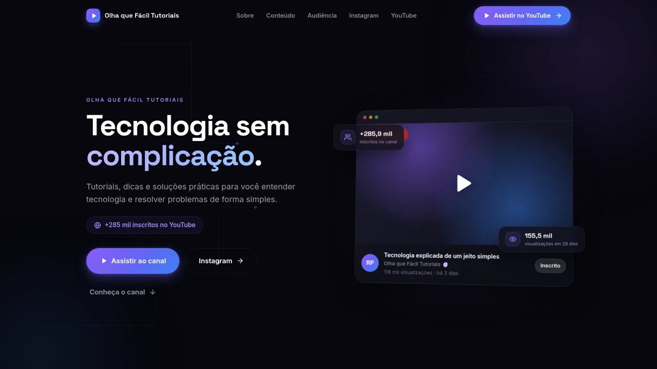 Olha que Fácil Tutoriais