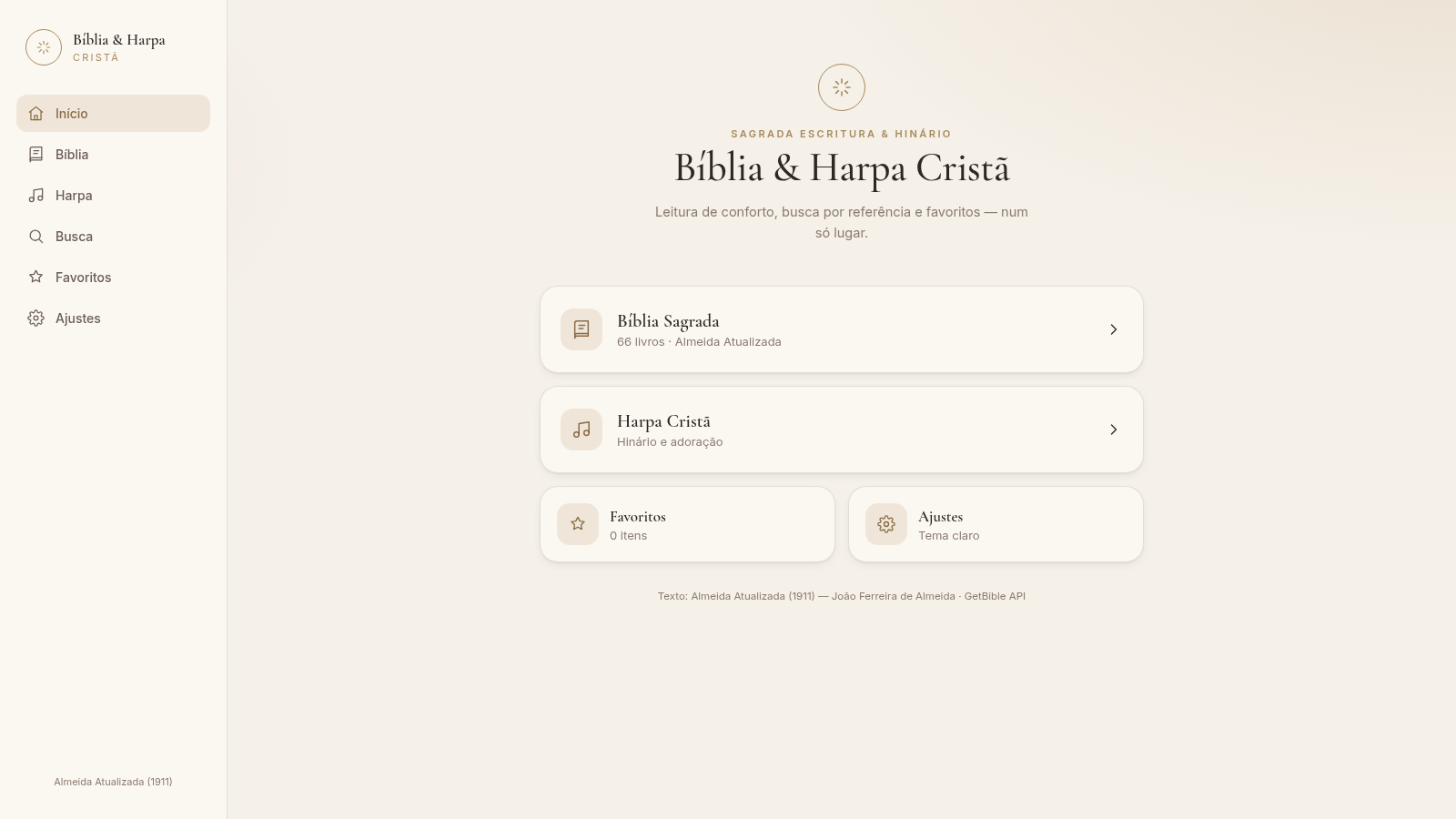 Bíblia & Harpa Cristã