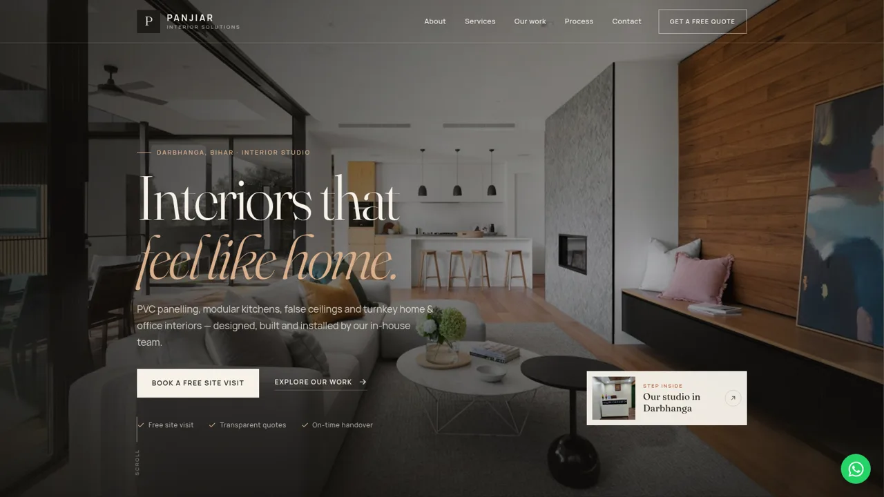 PANJIAR Interior Solutions cover