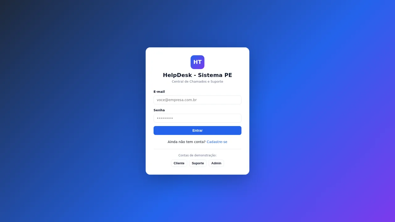 HelpDesk - Sistema PE