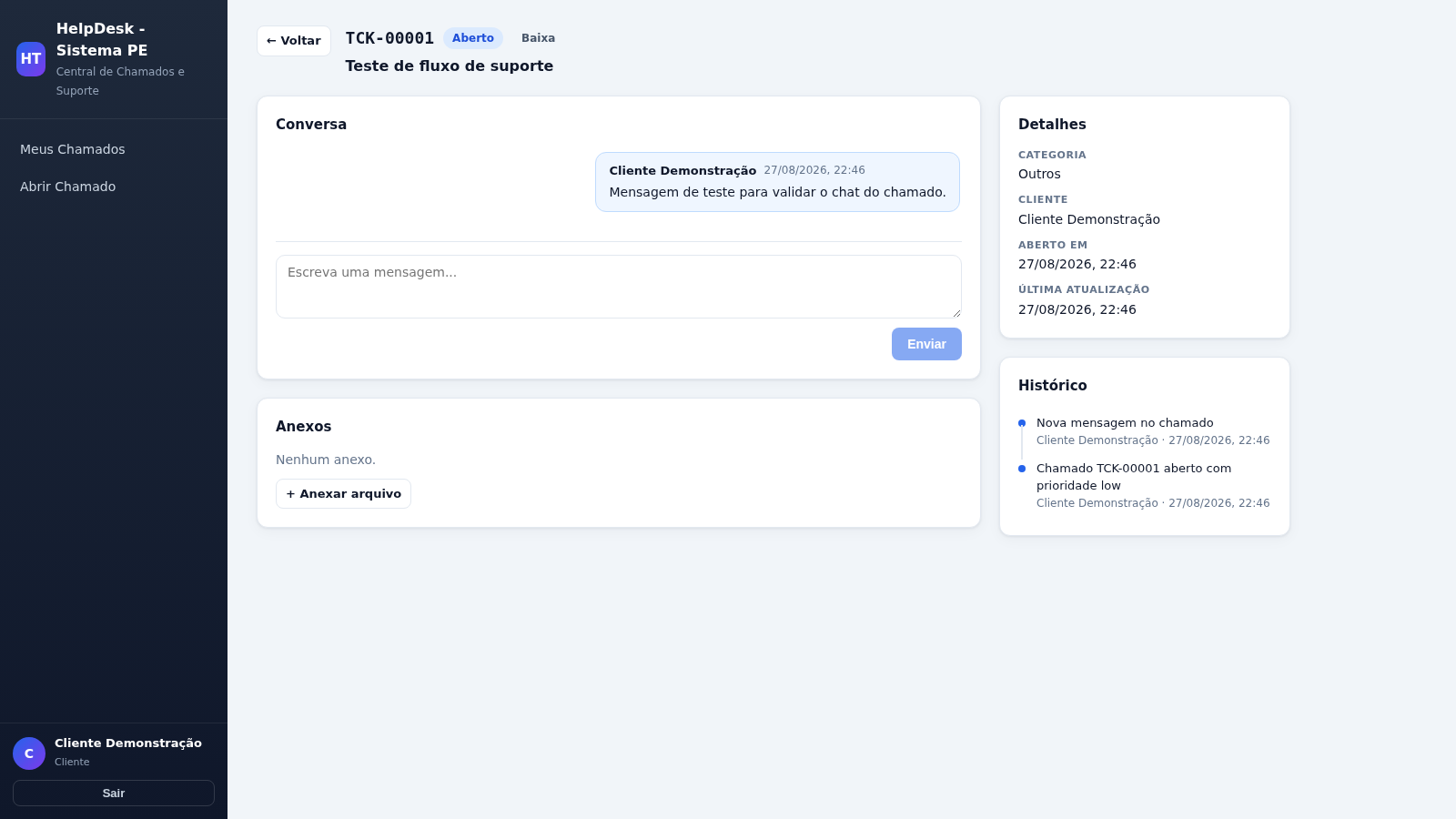 HelpDesk - Sistema PE cover