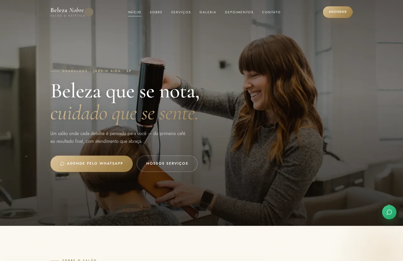 Beleza Nobre – Salão de Beleza