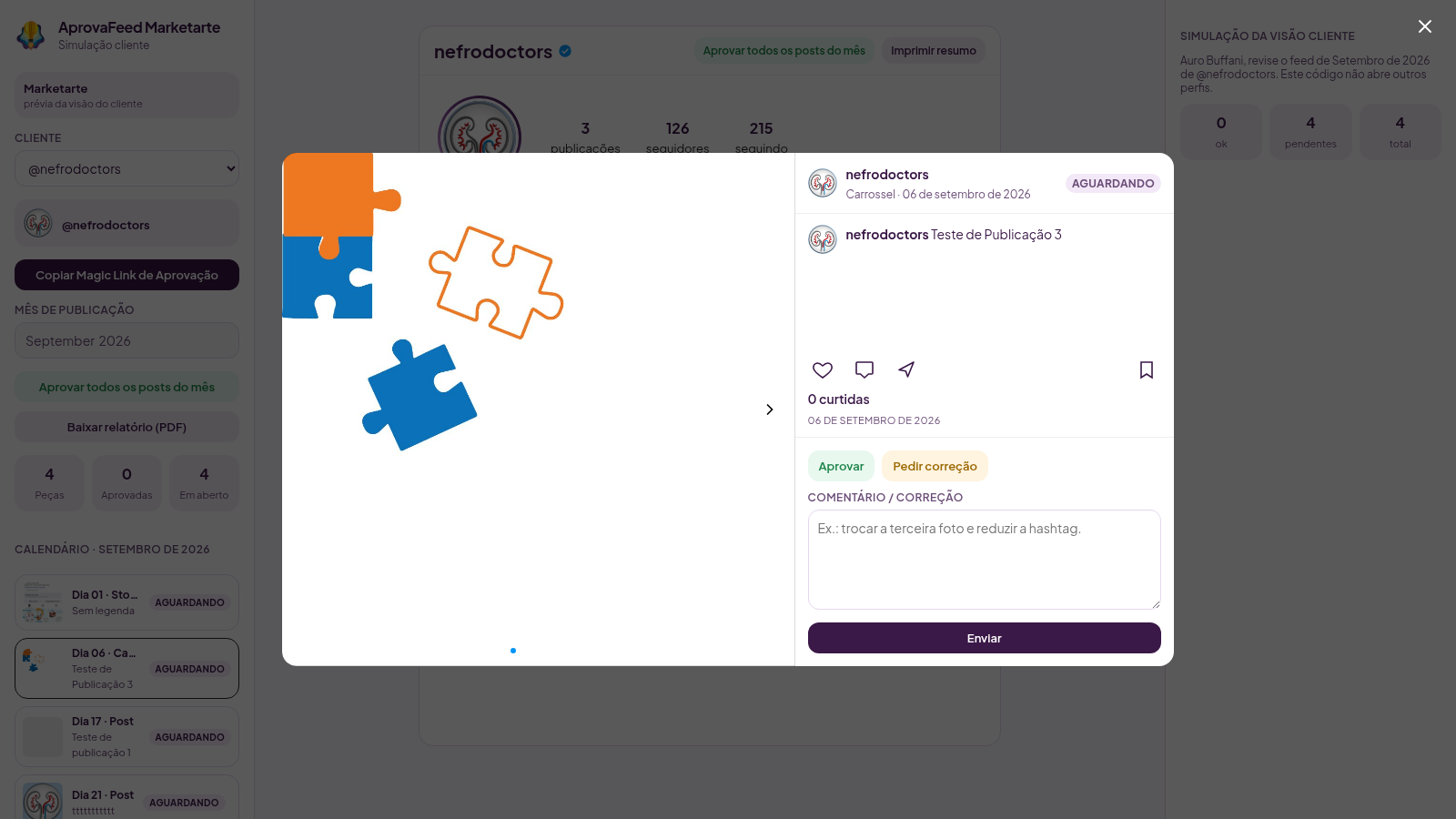 AprovaFeed Marketarte cover