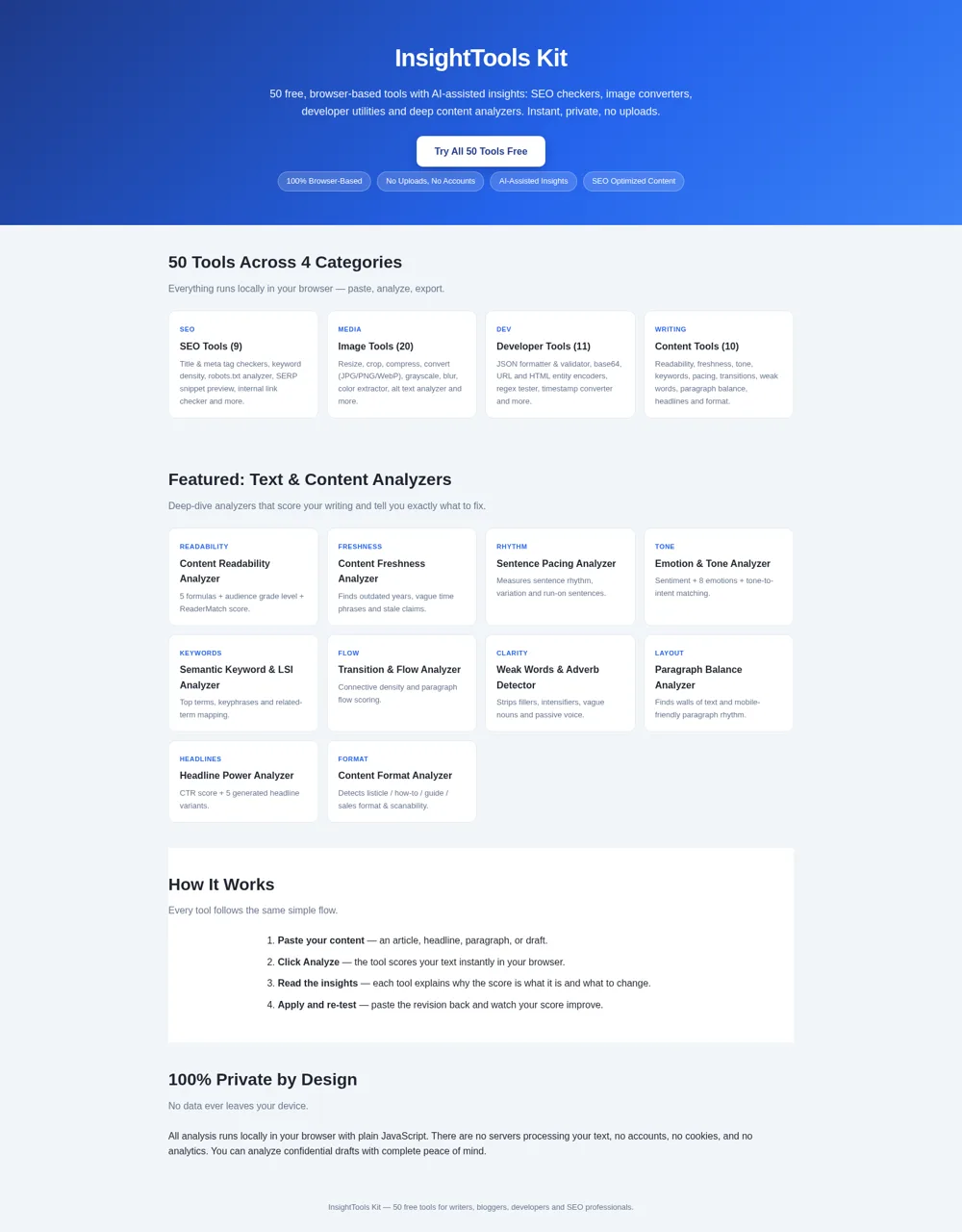 InsightTools Kit