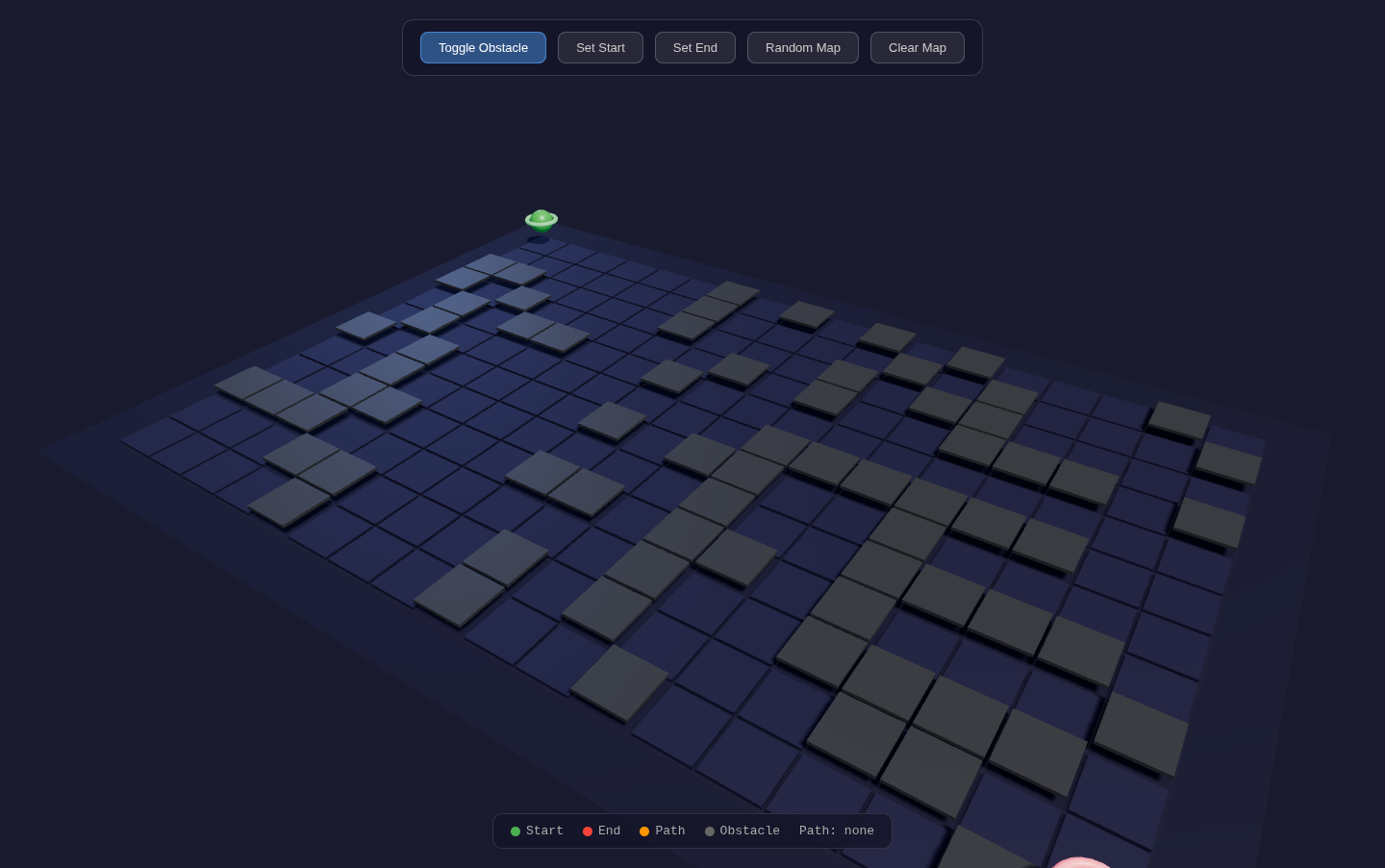 A* Pathfinding - Three.js
