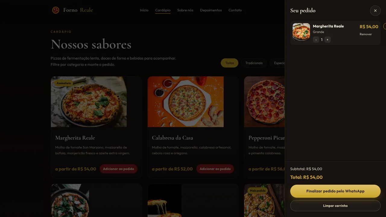 Forno Reale Pizzaria cover