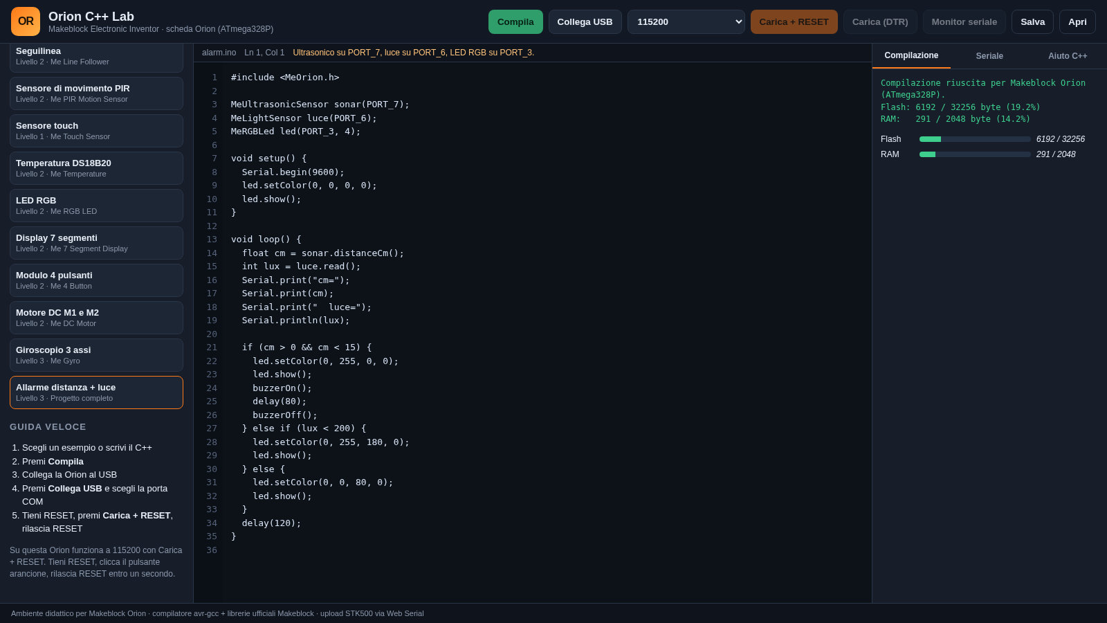 Orion C++ Lab cover