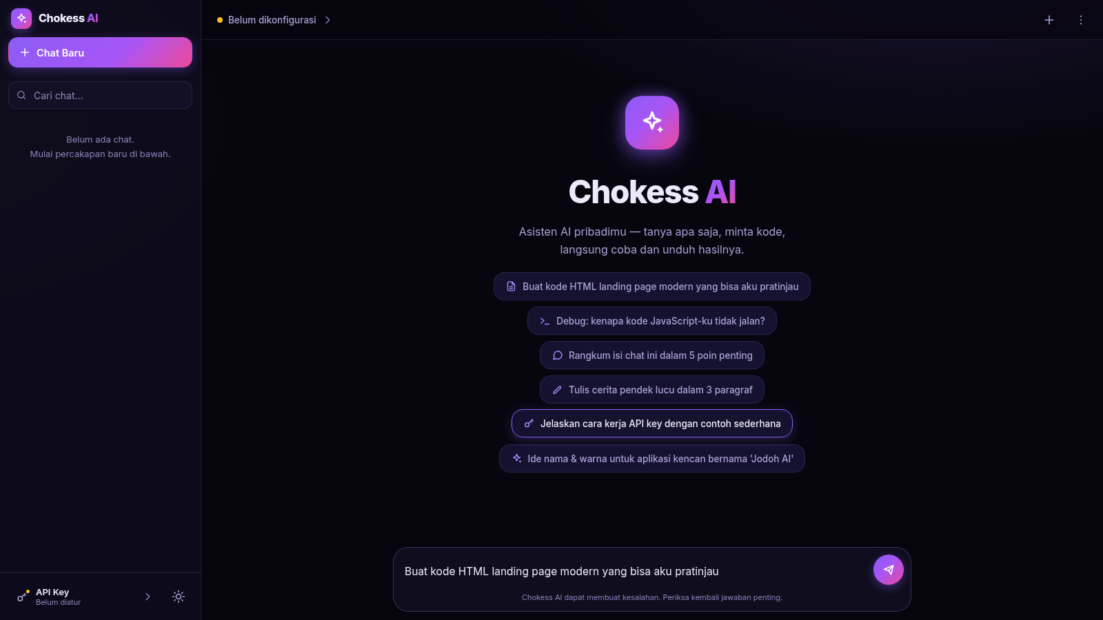 Chokess AI — Personal AI Chat cover