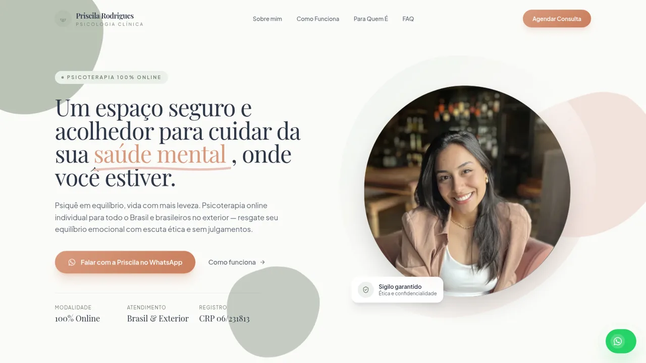 Priscila Rodrigues | Psicóloga cover