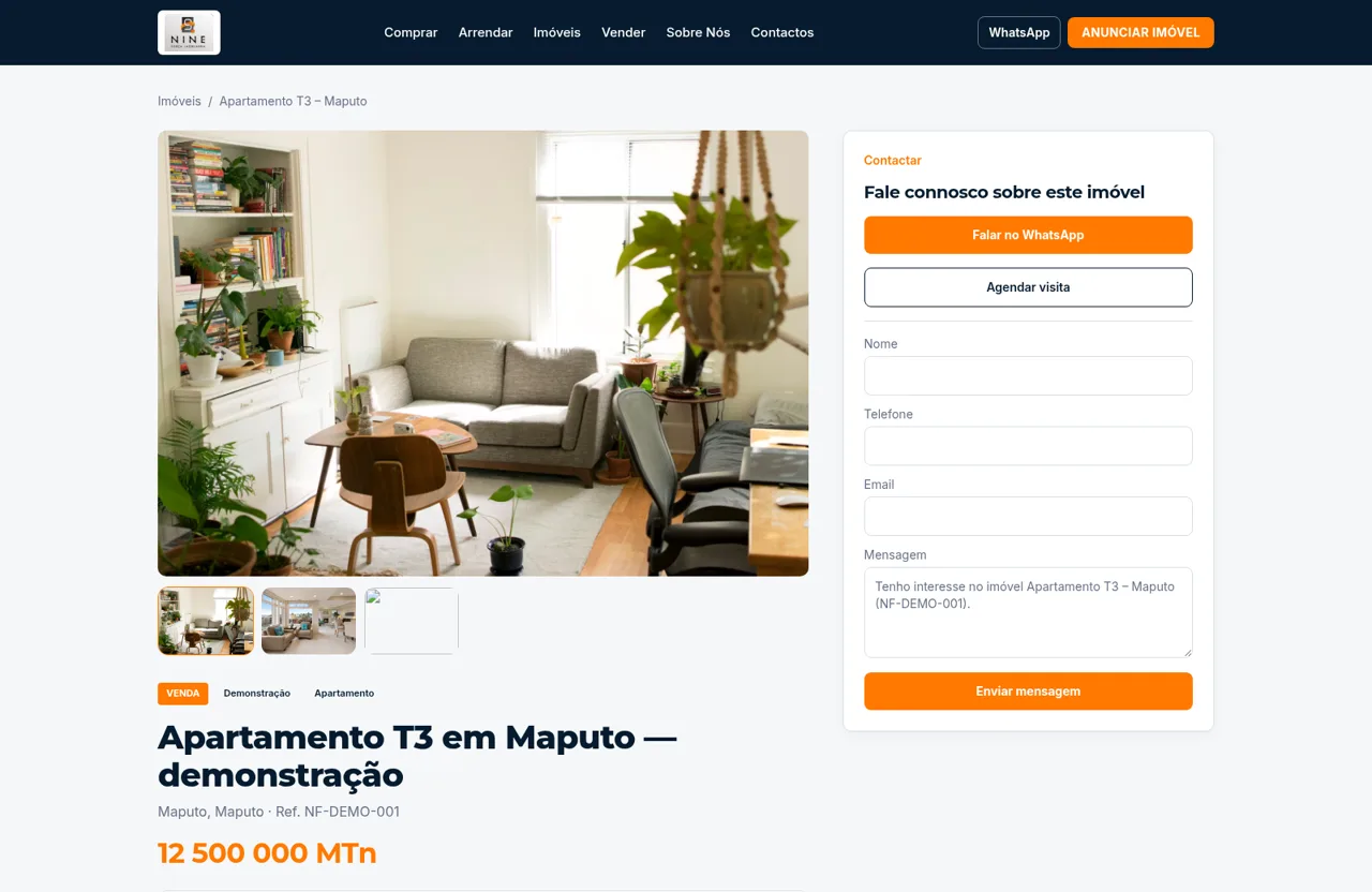 Nine Força Imobiliária cover