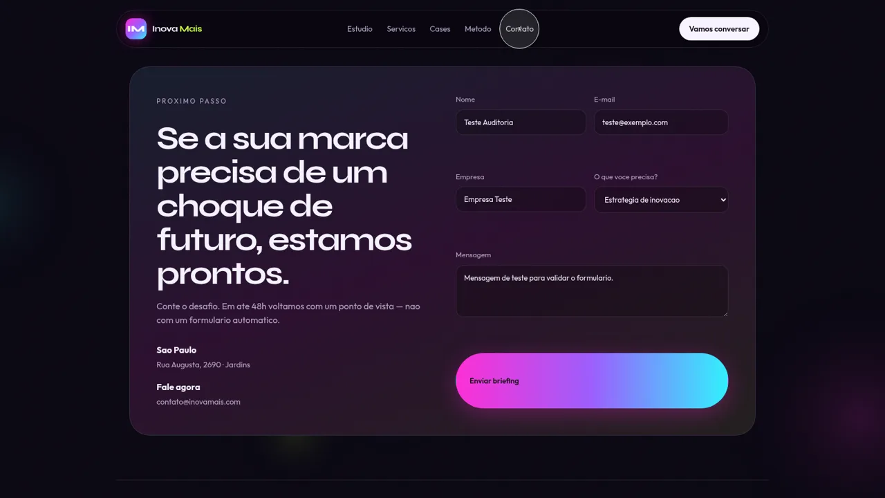 Inova Mais cover