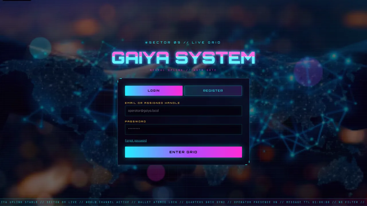 GAIYA SYSTEM cover