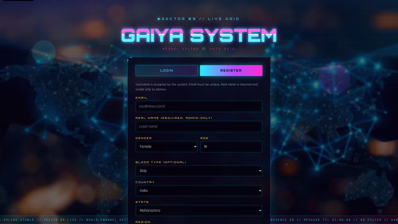 GAIYA SYSTEM cover