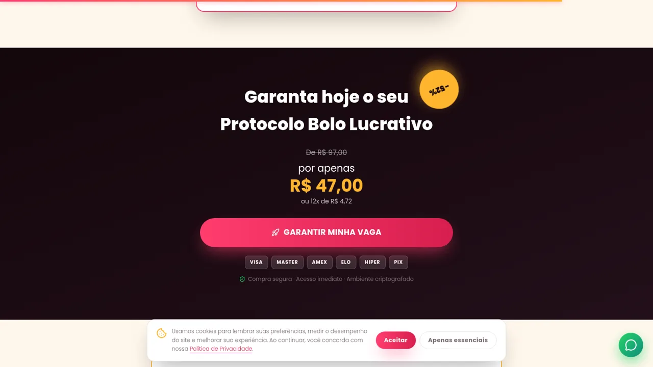 Protocolo Bolo Lucrativo cover
