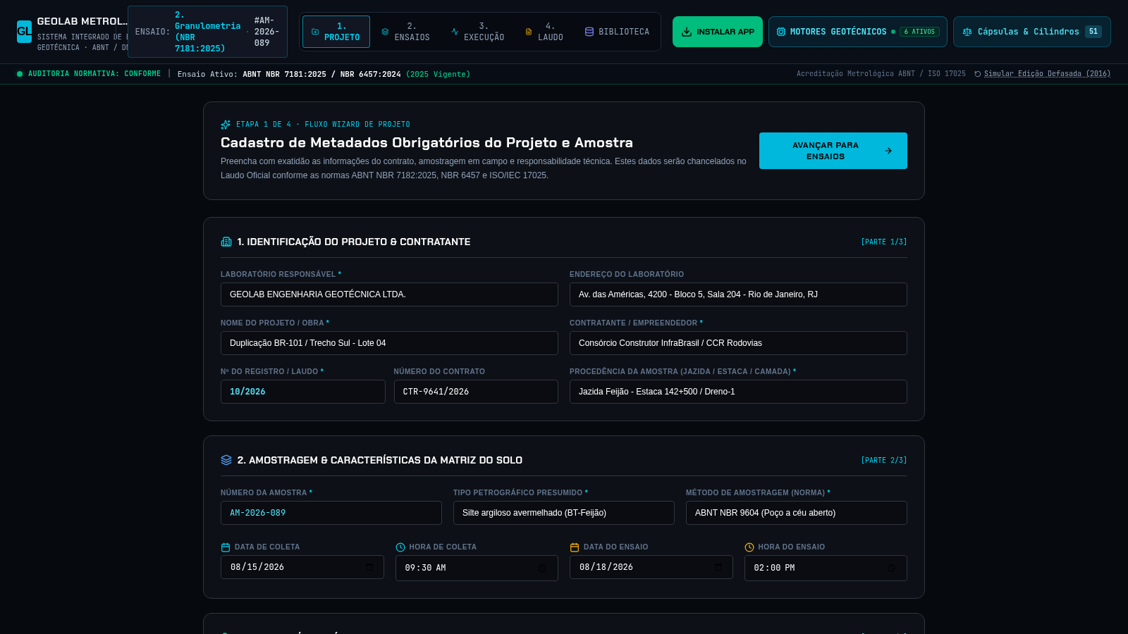 GeoLab Metrologia