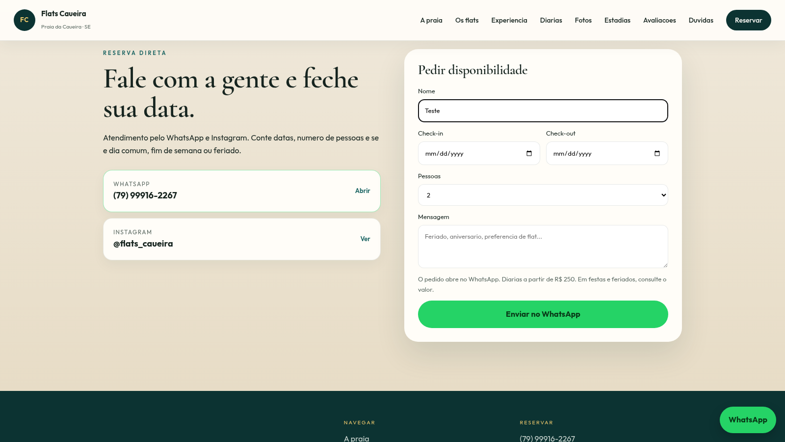 Flats Caueira cover