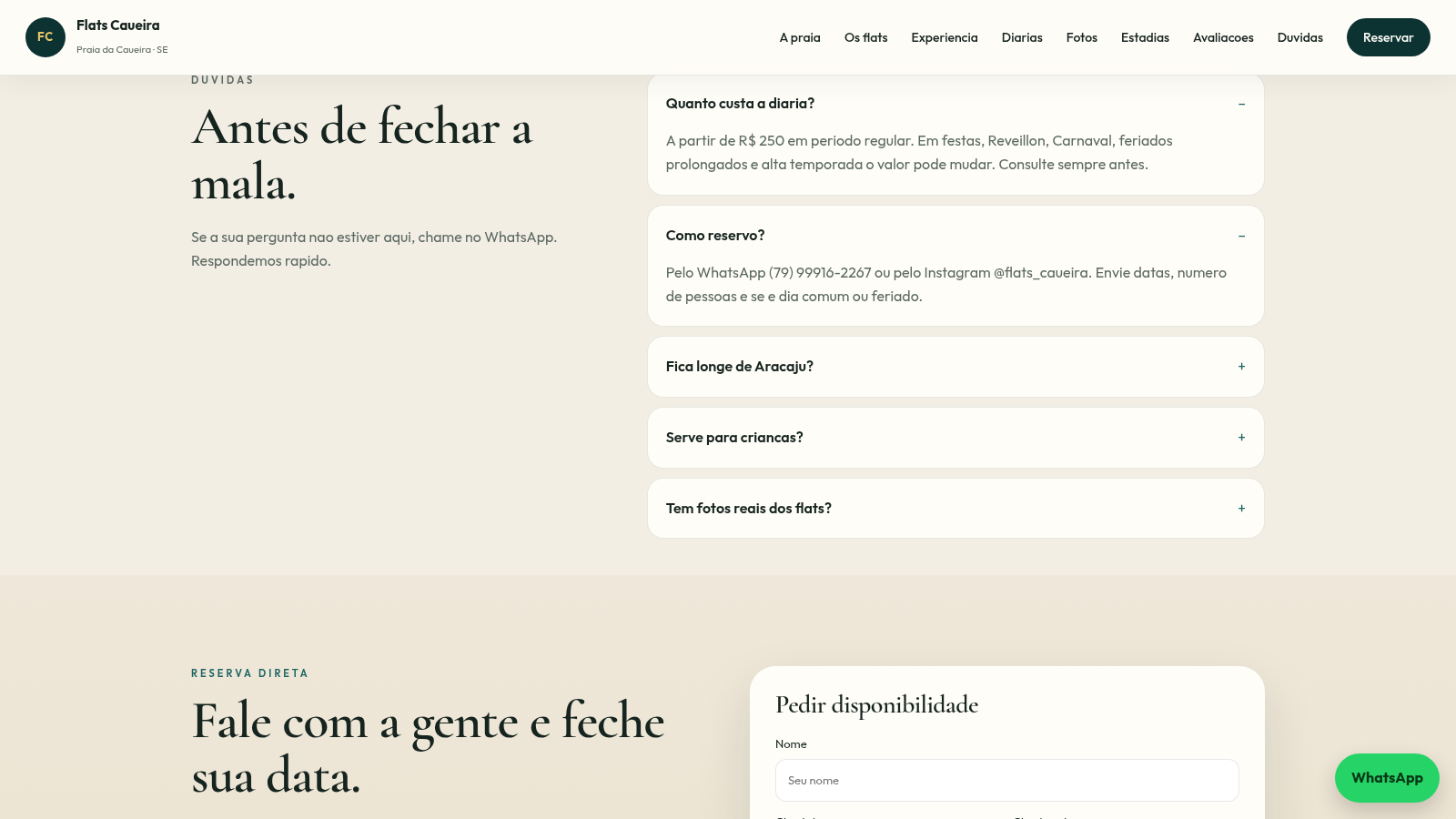 Flats Caueira cover