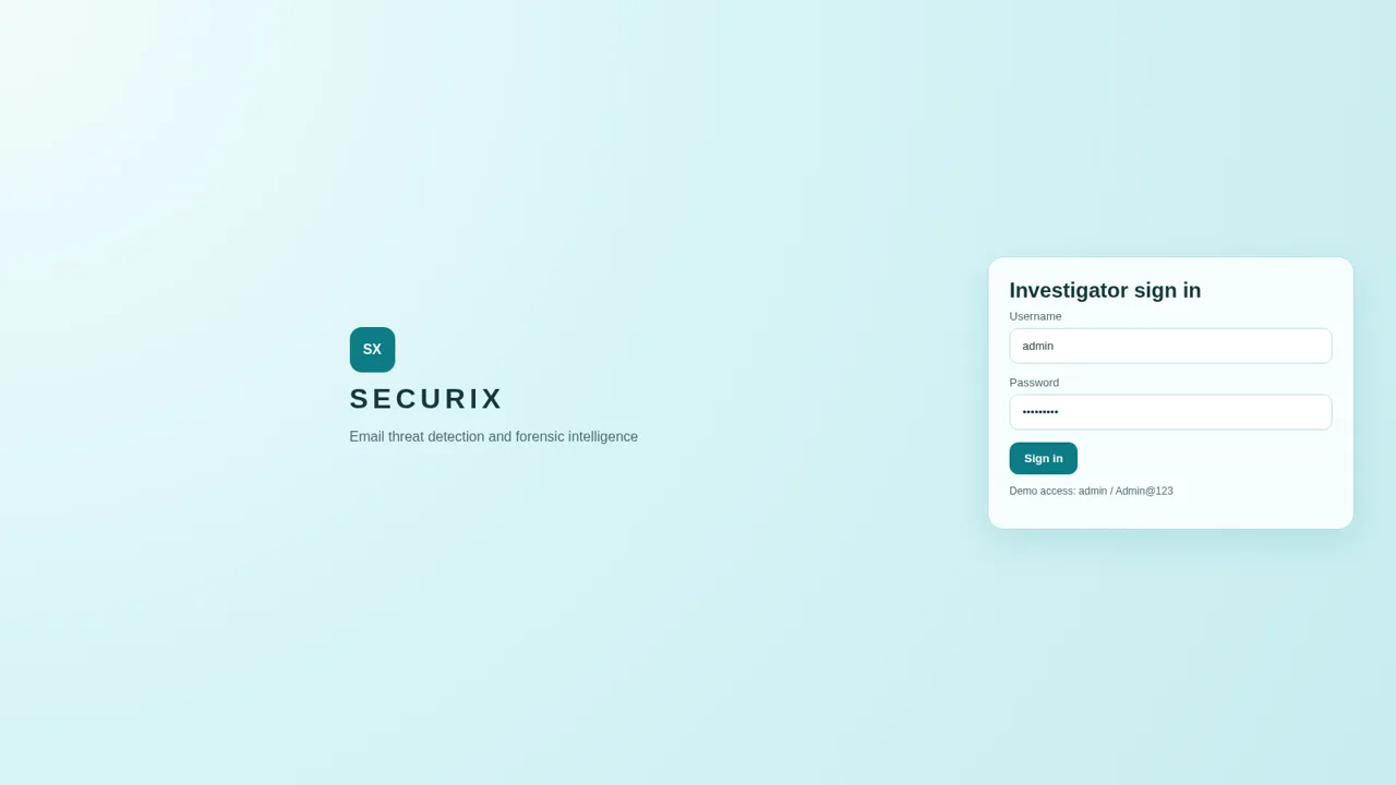 SECURIX Email Forensics cover