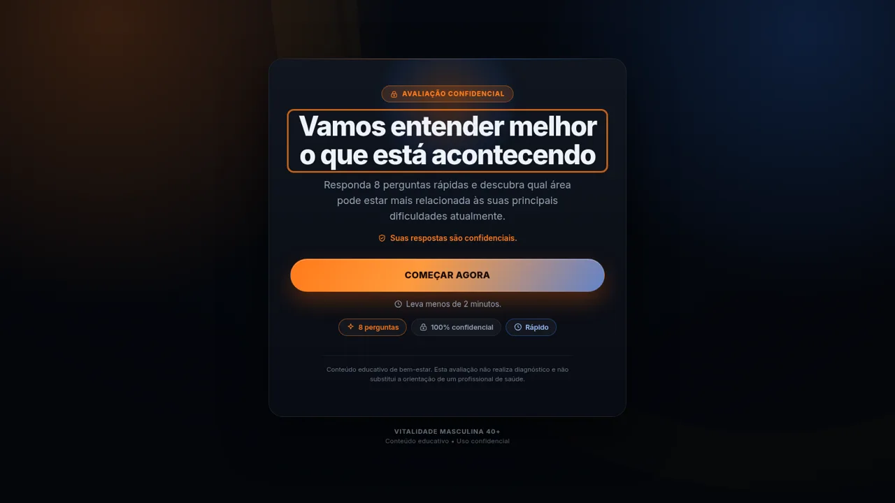 Vitalidade Masculina 40+ cover