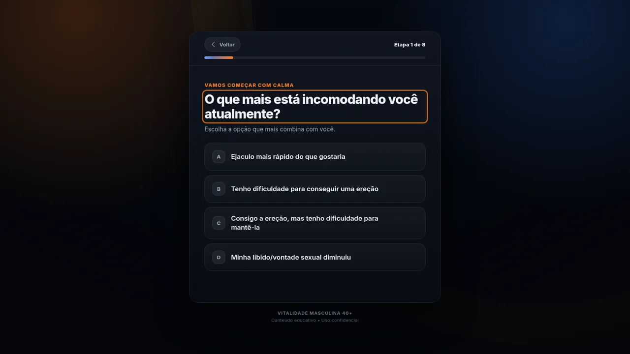 Vitalidade Masculina 40+ cover