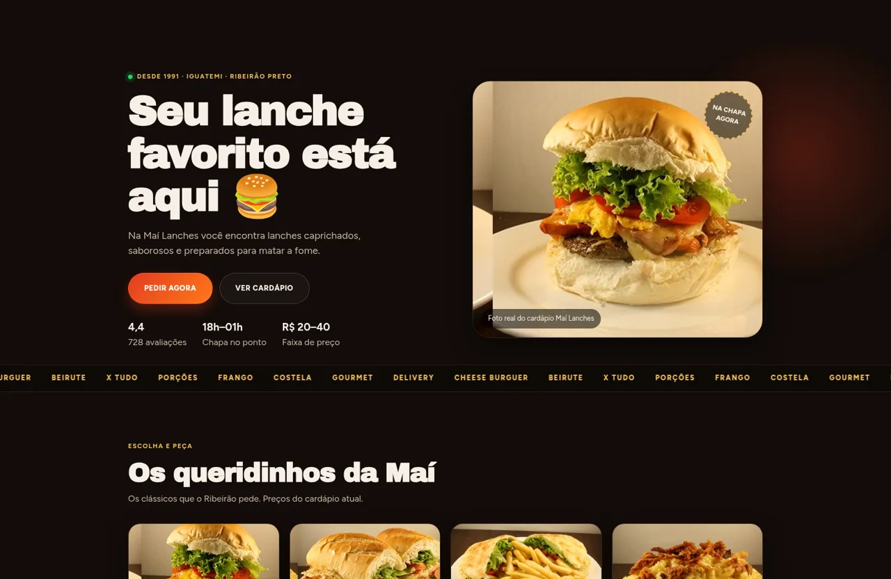 Maí Lanches Ribeirão Preto cover
