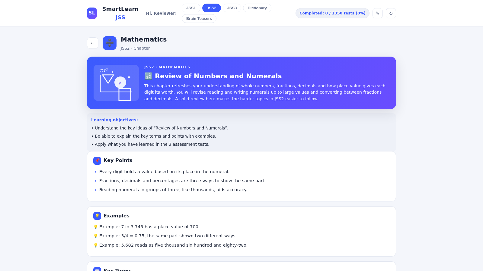 SmartLearn JSS — Junior Secondary School Learning App cover