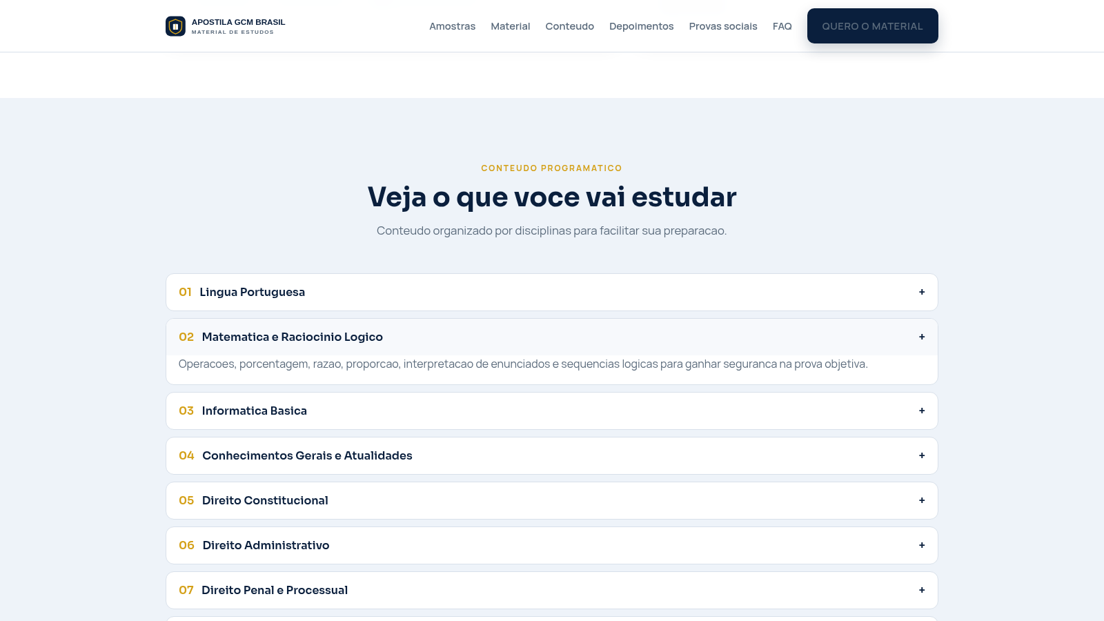 Apostila GCM Brasil cover