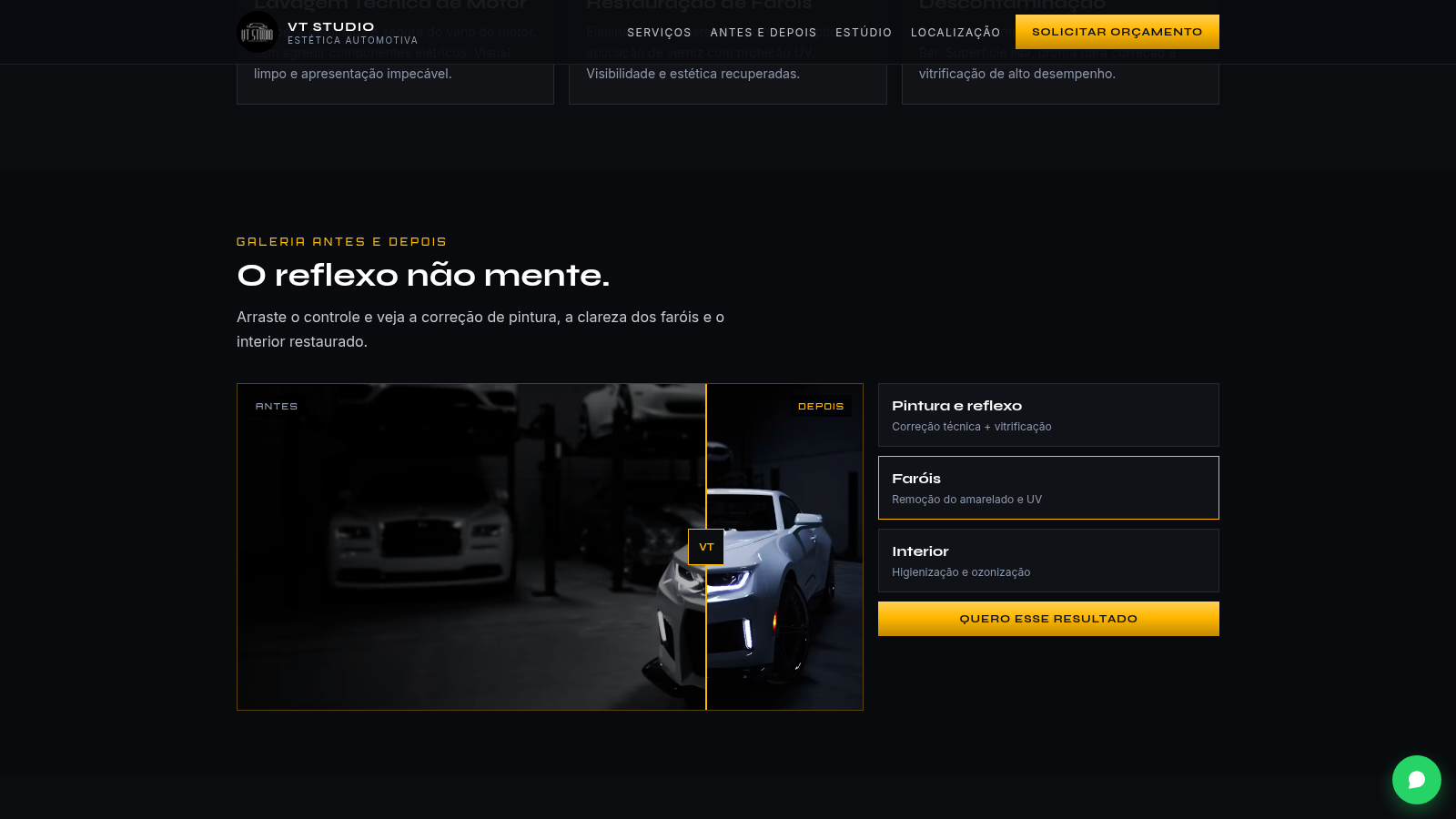 VT Studio Estética Automotiva cover